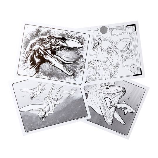 Crayola Art With Edge Coloring Pages Jurassic World